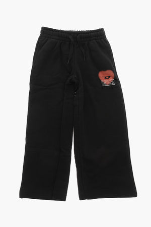 Joggers PCUORE aus angerauter Baumwolle mit aufgedrucktem Logo