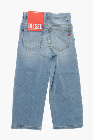 Flare Jeans 2000-J Vintage Effect with Logo Button