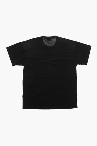 T-shirt Girocollo Oversized in Cotone 