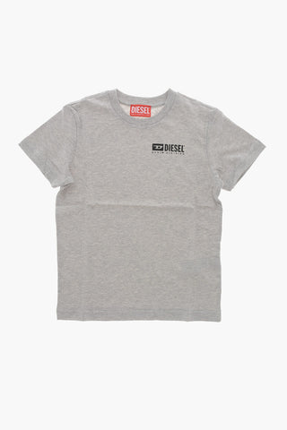 Cotton Crewneck T-Shirt LTGIMI With Side Logo