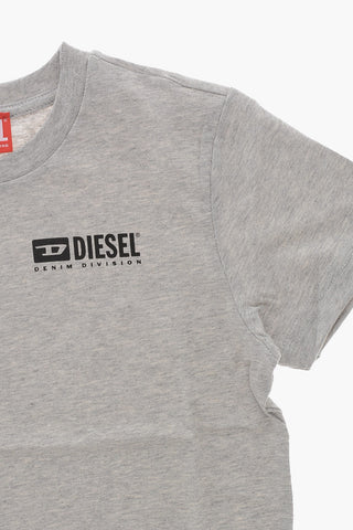 Cotton Crewneck T-Shirt LTGIMI With Side Logo