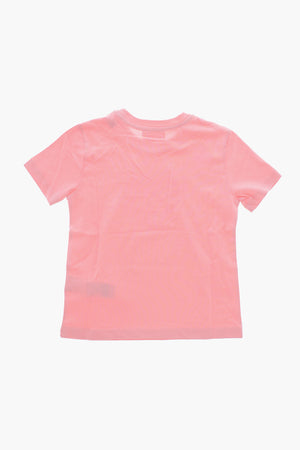 Rundhals-T-Shirt Aus Baumwoll-Jersey Mit Herz-Print