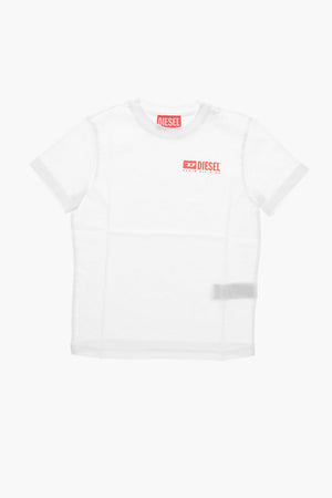T-shirt Girocollo LTGIMI in Cotone con Logo Laterale