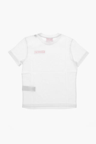 T-shirt Girocollo LTGIMI in Cotone con Logo Laterale