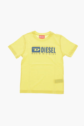 T-shirt Girocollo TDIEGORL6 in Cotone con Stampa Sfumata