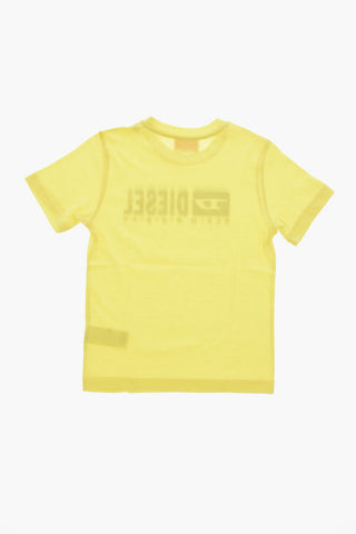 T-shirt Girocollo TDIEGORL6 in Cotone con Stampa Sfumata