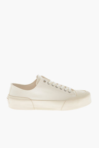Sneakers Basse in Canvas con Suola in Gomma