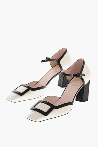 Mary-Jane-Pumps BELLE VIVIER Aus Zweifarbigem Lackleder 8cm