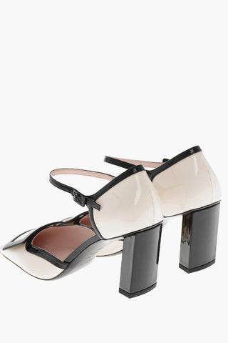 Mary-Jane-Pumps BELLE VIVIER Aus Zweifarbigem Lackleder 8cm