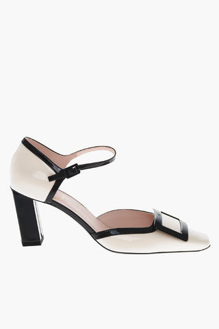 Mary-Jane-Pumps BELLE VIVIER Aus Zweifarbigem Lackleder 8cm