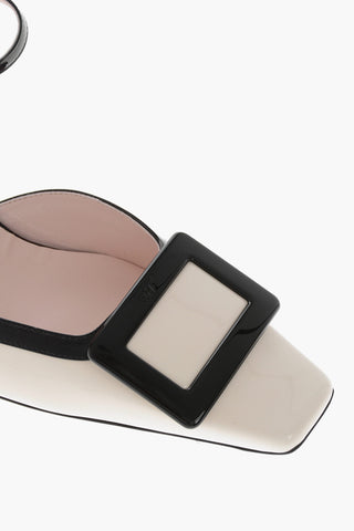 Mary-Jane-Pumps BELLE VIVIER Aus Zweifarbigem Lackleder 8cm