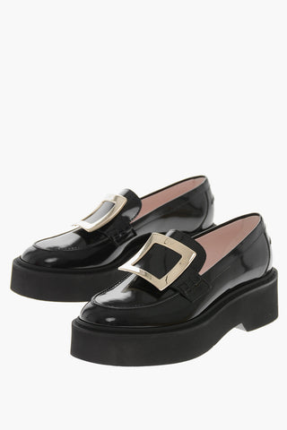 Mocassini in Vernice con Suola Platform