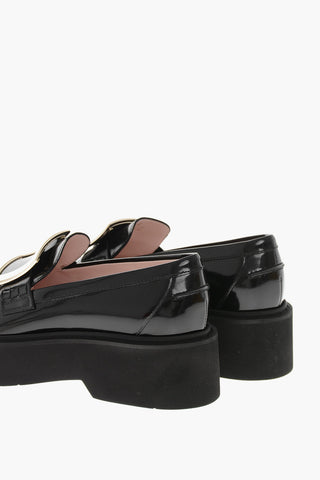 Mocassini in Vernice con Suola Platform