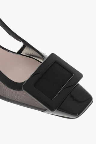 Pumps in Mesh LAC POINT NET con Design Slingback 5cm