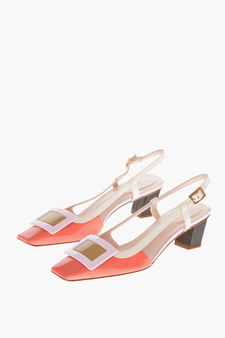 Lackpumps LACQUERED Mit Vorderer Schnalle 5cm