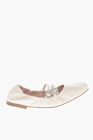 Mary-Jane-Ballerinas MINI STRAP mit Schmuckschnallen