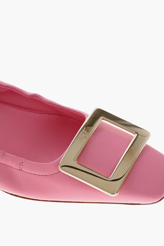 Ballerine in Pelle BELLE VIVIER con Punta Quadrata