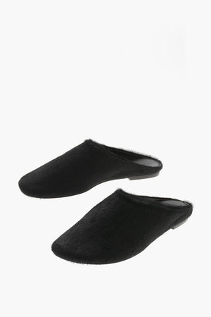 Mules GLOVE in Cavallino con Suola in Cuoio