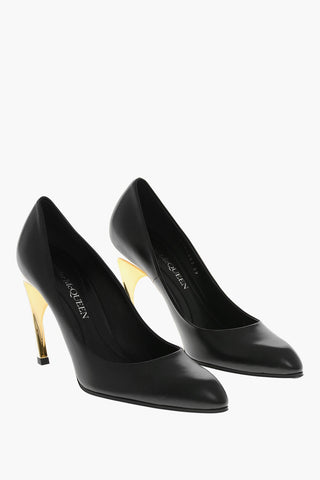 Pumps in Pelle FAUN LUX con Tacco Ricurvo 10cm