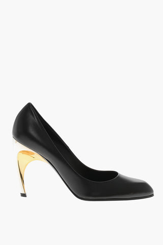 Pumps aus Leder FAUN LUX mit geschwungenem 10cm-Absatz