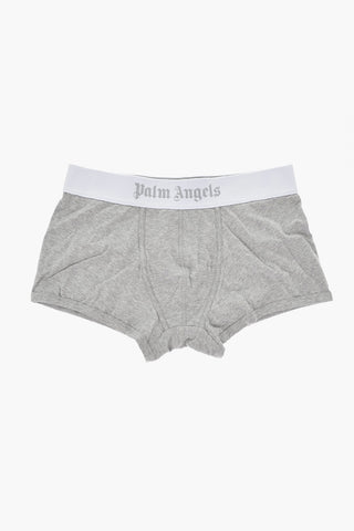 Set 3 Paia di Boxer in Cotone Stretch con Banda Elastica Logata