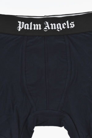 Set Of 3 Pairs Of Solid-Color Boxers With Logo Band