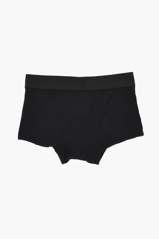 Set 2 Paia di Boxer in Tinta Unita con Logo a Contrasto