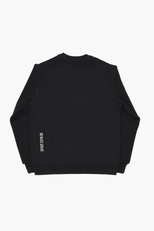 Crewneck Sweatshirt RELAX Brushed Cotton with Printed Logo