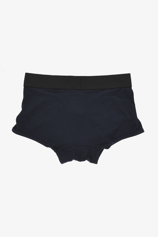 Set Of 2 Stretch Cotton Boxer Briefs With Branded Elastic Waistband