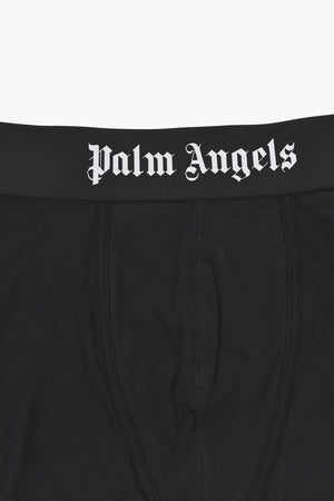 Set aus 2 Paar Stretch-Baumwollboxer mit elastischem Logobund