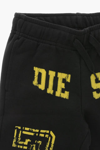 Shorts aus angerauter Baumwolle mit 3 Taschen