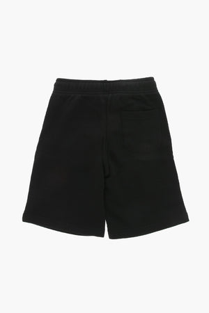 Shorts in Cotone Garzato a 3 Tasche