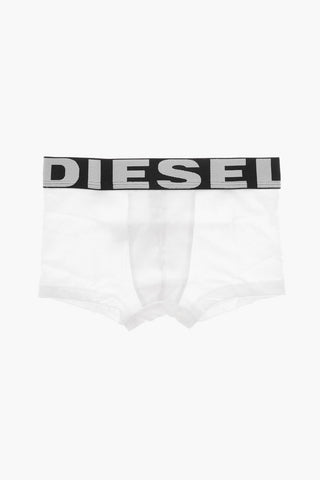 Set of 3 Stretch Cotton Boxers with Branded Elastic Band