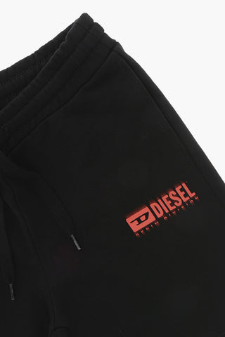 Brushed Cotton Shorts With Elastic Waist