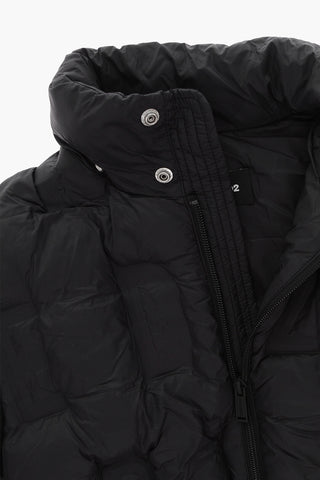 Padded Jacket With Removable Hood