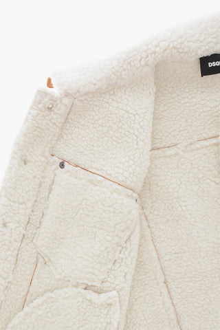 민소매 비건 가죽 재킷