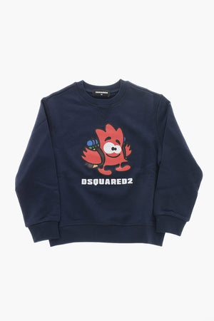 Relaxed-Fit Cotton Crewneck Sweatshirt with Print