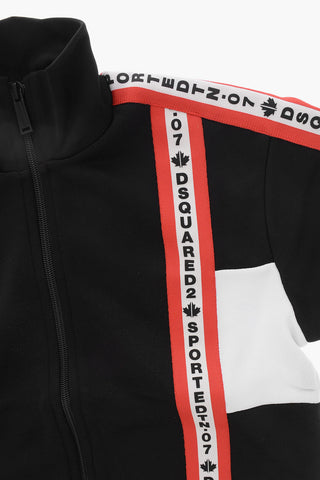 SPORT EDTN.08 Nylon Sweatshirt COOL FIT with Logo Tape