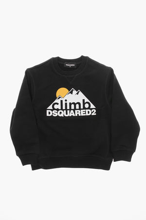 Relaxed-Fit Cotton Crewneck Sweatshirt with Print
