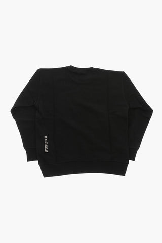 SPORT EDTN.08 Sweatshirt mit Rundhalsausschnitt SLOUCH FIT aus Baumwolle mit geprägtem Logo