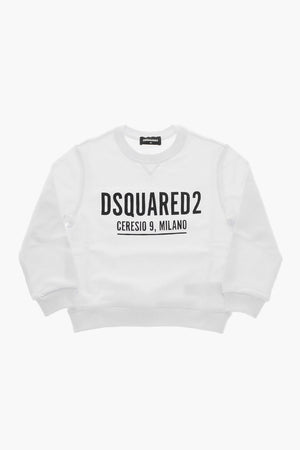 Relaxed-Fit Cotton Crewneck Sweatshirt with Logo