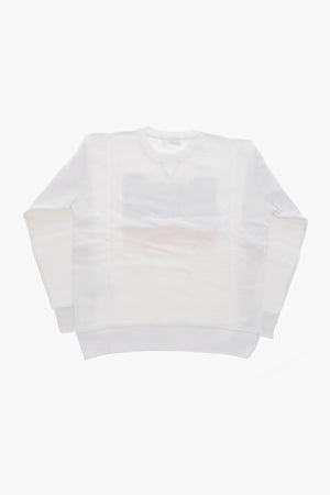Printed Cotton Slouch-Fit Crewneck Sweatshirt