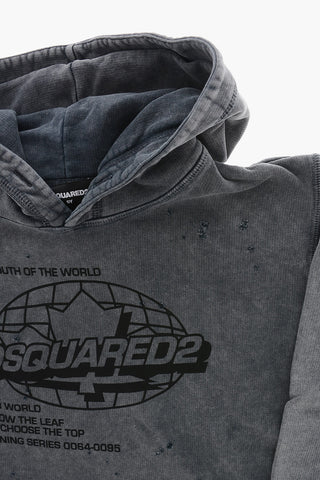 Hoodie SLOUCH FIT Aus Baumwolle Mit Druck