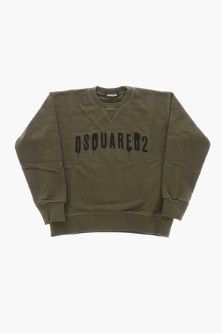 코튼 크루넥 스웨트셔츠 SLOUCH FIT 로고