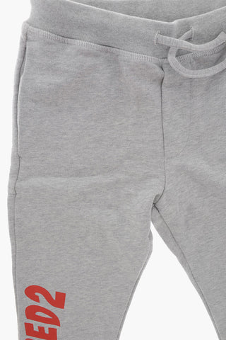 Cotton Joggers with Side Logo