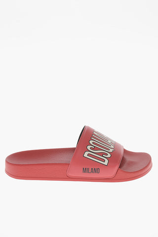 Rubber Slides With Maxi Logo