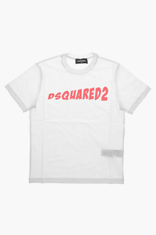 T-shirt Girocollo RELAX in Cotone con Stampa