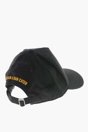 Cotton Baseball Cap with Front Print