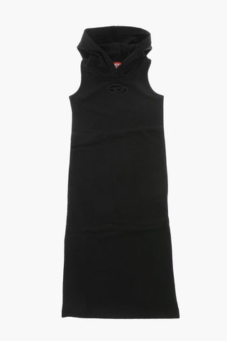 Vestito Hoodie DYTES in Cotone con Monogram Cut Out
