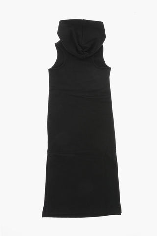Vestito Hoodie DYTES in Cotone con Monogram Cut Out